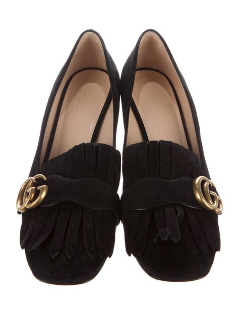 gucci marmont shoes look alike|Gucci Marmont black suede shoes.